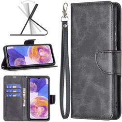 Mobigear Excellent Samsung Galaxy A23 Klapphülle Portemonnaie - Schwarz