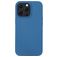 Mobigear Rubber Touch iPhone 14 Silikon Hülle Backcover - Blau