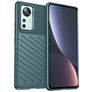 Mobigear Groove Xiaomi 12 Pro Hülle Flexibles TPU Backcover - Grün