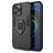 Mobigear Armor Ring iPhone 13 Pro Max Hülle Hardcase Backcover Stoßfest mit Ringhalter - Schwarz