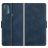 Mobigear Slim Magnet Motorola Moto G50 Hülle Klapphülle Geldbörse - Blau