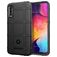Mobigear Rugged Shield Samsung Galaxy A50 Hülle Flexibles TPU Backcover Stoßfest - Schwarz