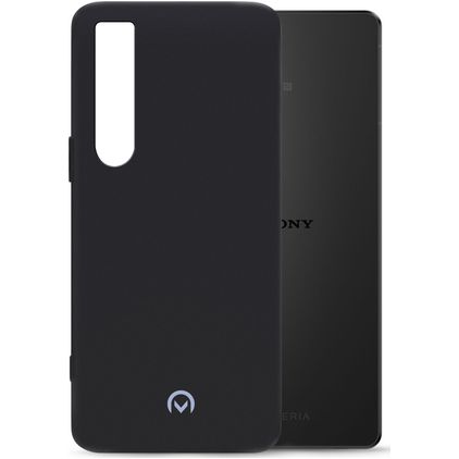 Mobilize Rubber Gelly Sony Xperia 1 IV Hülle Flexibles TPU Backcover - Matt Black