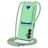 Mobigear Lanyard Card Samsung Galaxy A16 Silikon Handykette mit Kartenhalter - Grün
