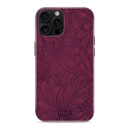 MIO iPhone 16 Pro Max MagSafe Hülle Hardcase Backcover - Berry Blooms