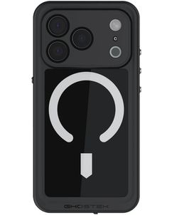 Ghostek Nautical Slim iPhone 17 Pro Wasserdicht MagSafe Hülle Hardcase Backcover Stoßfest - Schwarz