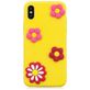 Mobigear Design iPhone XS Max Hülle Flexibles TPU Backcover - Gänseblümchen