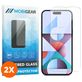 Mobigear iPhone 15 Panzerglas Gehärtetes Glas Displayschutz - Hüllenfreundlich (2er Pack)
