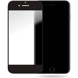 Mobilize iPhone 6s Panzerglas Gehärtetes Glas Displayschutz - Hüllenfreundlich - Schwarz
