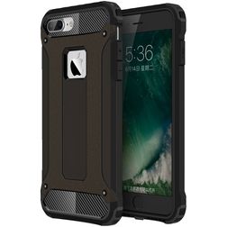 Mobigear Outdoor iPhone 7 Plus Hülle Hardcase Backcover Stoßfest - Schwarz