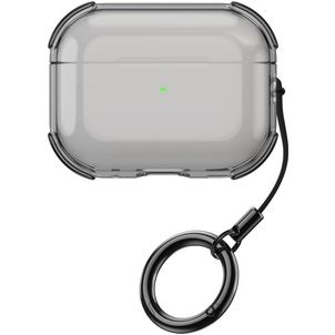 Mobigear Crystal Clip Apple AirPods Pro 3 Hülle Flexibles TPU - Schwarz