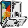 Mobigear Armor Ring Samsung Galaxy A24 Hülle Hardcase Backcover Stoßfest mit Ringhalter - Silber