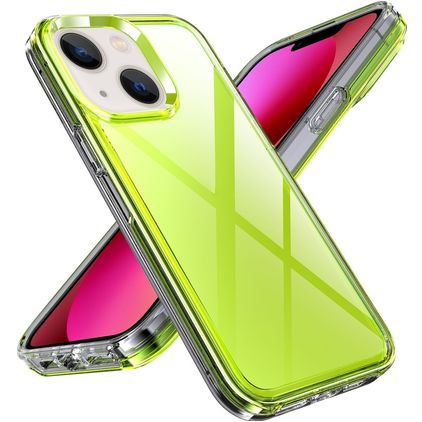Mobigear Crystal iPhone 14 Plus Hardcase Backcover - Grün