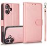 Mobigear Wallet iPhone 16 Plus Hülle Abnehmbare 2in1 Klapphülle Geldbörse - Roségold