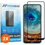 Mobigear Premium Nokia X10 Panzerglas Gehärtetes Glas Displayschutz - Hüllenfreundlich - Schwarz (2er Pack)