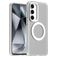 Mobigear Shockproof Samsung Galaxy S24 FE MagSafe Hülle Hardcase Backcover - Weiß