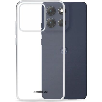 Mobilize Gelly Case Durchsichtig Motorola Moto G86 Power Hülle Flexibles TPU Backcover - Transparent