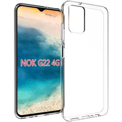 Mobigear Basics Durchsichtig Nokia G22 Hülle Flexibles TPU Backcover - Transparent