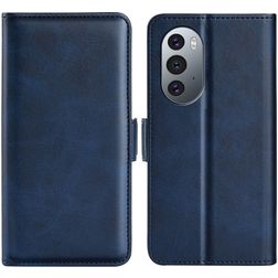 Mobigear Slim Magnet Motorola Edge X30 Hülle Klapphülle Geldbörse - Dunkelblau