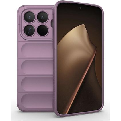 Mobigear Bumpy Xiaomi 15T Pro Hülle Flexibles TPU Backcover - Lila