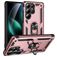 Mobigear Armor ring Samsung Galaxy S25 Ultra Hülle Hardcase Backcover Stoßfest mit Ringhalter - Roségold