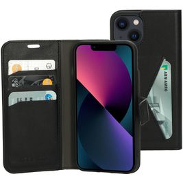 Mobiparts Classic Wallet iPhone 13 Hülle Klapphülle Geldbörse - Schwarz