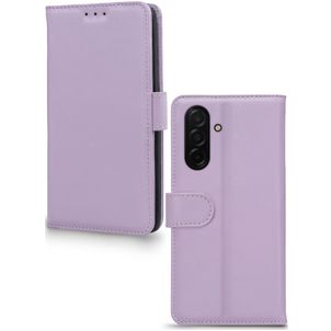 Mobilize Premium Gelly Samsung Galaxy A26 Hülle Klapphülle Geldbörse - Lila