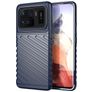 Mobigear Groove Xiaomi Mi 11 Ultra Hülle Flexibles TPU Backcover - Blau