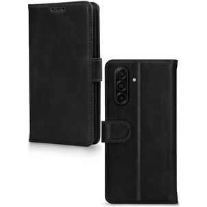 Mobilize Premium Gelly Samsung Galaxy A17 Hülle Klapphülle Geldbörse - Schwarz