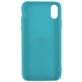 Mobigear Colors iPhone XS Max Hülle Flexibles TPU Backcover - Türkis