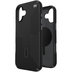 Speck Presidio2 Grip iPhone 16 Plus MagSafe Hülle Hardcase Backcover Stoßfest - Schwarz