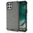 Mobigear Honeycomb iPhone 12 Pro Max Hülle Hardcase Backcover Stoßfest - Grau