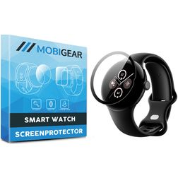 Mobigear Google Pixel Watch Displayschutz Schutzfolie - Schwarz