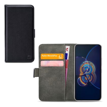 Mobilize Classic Gelly Wallet ASUS ZenFone 8 Flip Klapphülle Portemonnaie - Schwarz