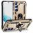 Mobigear Armor Ring Samsung Galaxy S23 Hardcase Backcover Shockproof mit Ringhalter - Gold
