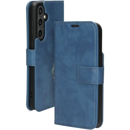 Mobiparts Classic Wallet Samsung Galaxy S23 FE Klapphülle Portemonnaie - Steel Blue