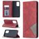 Mobigear Rhombus Slim Samsung Galaxy A52 Hülle Klapphülle - Rot