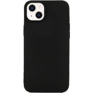 Mobigear Colors iPhone 14 Hülle Flexibles TPU Backcover - Schwarz