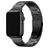Mobigear Sydney Titan Apple Watch Armband Faltschließe - 49/46/45/44 mm - Schwarz