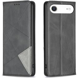 Mobigear Rhombus Slim iPhone Air Hülle Klapphülle - Schwarz