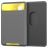 Mobigear Pocket Silikon Kartenetui - 2 Karten - MagSafe Kompatibel - Grau