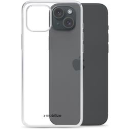 Mobilize Gelly Durchsichtig iPhone 15 Plus Hülle Flexibles TPU Backcover - Transparent
