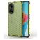 Mobigear Honeycomb OPPO A98 Hardcase Backcover Shockproof - Grün