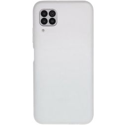 Mobigear Colors Huawei P40 Lite Hülle Flexibles TPU Backcover - Weiß