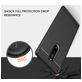 Mobigear Brushed Slim Sony Xperia 1 Hülle Flexibles TPU Backcover - Rot