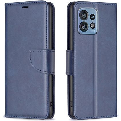 Mobigear Excellent Motorola Edge 40 Pro Hülle Klapphülle Geldbörse - Blau