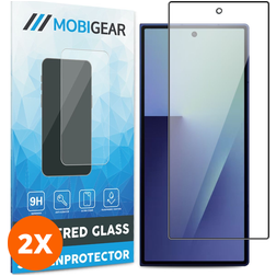 Mobigear Premium Samsung Galaxy Z Fold 7 Panzerglas Gehärtetes Glas Displayschutz - Hüllenfreundlich - Schwarz (2er Pack)