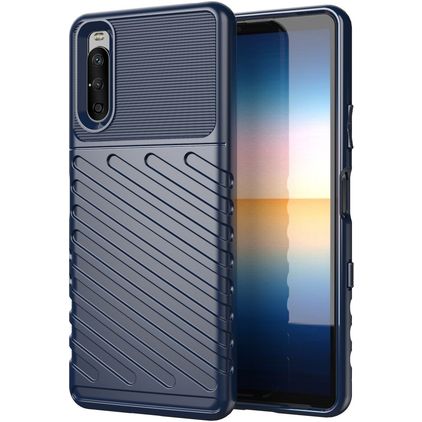 Mobigear Groove Sony Xperia 10 III TPU (flexibel) Backcover - Blau