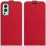 Mobigear OnePlus Nord 2 Hülle Flipcase - Rot