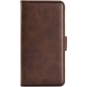 Mobigear Slim Magnet TCL 20 SE Hülle Klapphülle Geldbörse - Braun